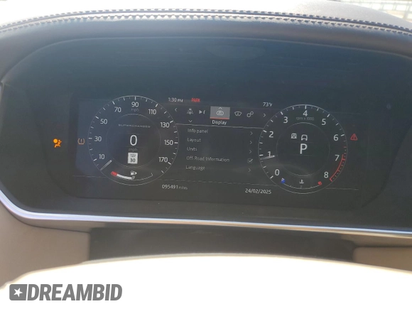 2018 Land Rover Range Rover Autobiography with VIN SALGV2RE0JA515305, listed as a Copart auction lot 46260115 with 95,491 mi miles and Salvage title. Bid and sale history available at DreamBid. Image 9.