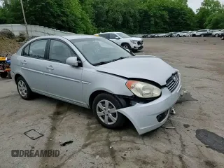 2008 Hyundai Accent GLS with VIN KMHCN46C48U205120, listed as a Copart auction lot 58738075 with 158,061 mi miles and Salvage title. Bid and sale history available at DreamBid. Image 13.
