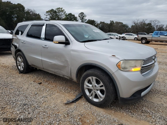 2012 Dodge Durango Crew with VIN 1C4RDHDG2CC144301, listed as a Copart auction lot 89264335 with 278,531 mi miles and Salvage Title. Bid and sale history available at carsss.com. Image 4.