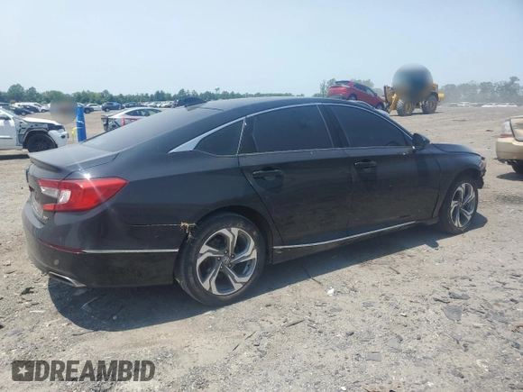 2020 Honda Accord EX-L with VIN 1HGCV2F51LA004779, listed as a Copart auction lot 59372935 with 61,884 mi miles and Salvage title. Bid and sale history available at DreamBid. Image 3.