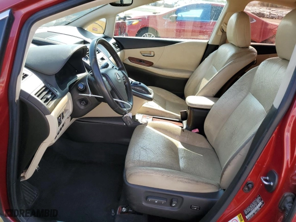 2010 Lexus HS 250h with VIN JTHBB1BA0A2017349, listed as a Copart auction lot 63710204 with 166,622 mi miles and Salvage Title. Bid and sale history available at carsss.com. Image 7.