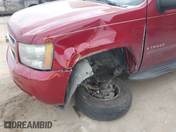 2007 Chevrolet Tahoe LTZ with VIN 1GNFK130X7J313106, listed as a IAAI auction lot 42042891 with 199,763 mi miles and . Bid and sale history available at DreamBid. Image 6.