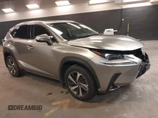 2019 Lexus NX with VIN JTJBARBZ3K2184568, listed as a IAAI auction lot 41839309 with 61,681 mi miles. Bid and sale history available at carsss.com. Image 1.