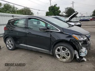 2017 Chevrolet Bolt EV LT with VIN 1G1FW6S06H4188450, listed as a Copart auction lot 58195805 with 52,093 mi miles and Salvage title. Bid and sale history available at DreamBid. Image 4.