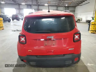 2018 Jeep Renegade Latitude with VIN ZACCJABB8JPG93233, listed as a Copart auction lot 58553795 with Not provided miles and Non repairable. Bid and sale history available at DreamBid. Image 6.