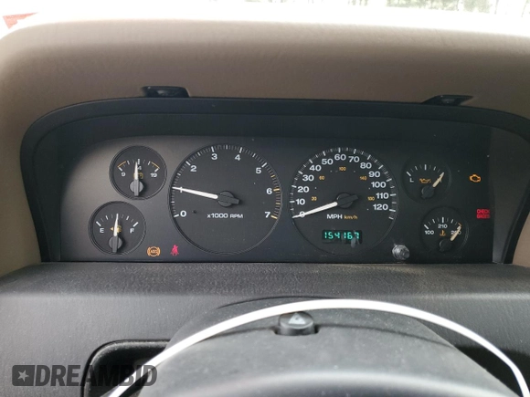 2002 Jeep Grand Cherokee with VIN 1J8GX38S92C176329, listed as a Copart auction lot 47885635 with 154,167 mi miles and Salvage title. Bid and sale history available at DreamBid. Image 9.