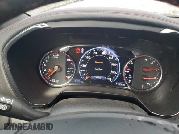 2021 Chevrolet Blazer RS z VIN 3GNKBKRS9MS528936, wystawiony jako Copart lot #50494905 z przebiegiem 31 006 mil mil oraz Szkoda całkowita • Salvage title. Historia ofert i sprzedaży dostępna na DreamBid. Obrazek 9.