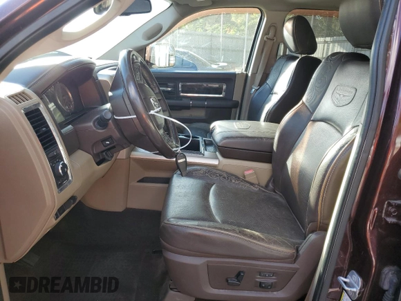 2012 Ram 2500 Laramie Longhorn with VIN 3C6UD5GL3CG291037, listed as a Copart auction lot 78585174 with 107,018 mi miles and Salvage Title. Bid and sale history available at carsss.com. Image 7.