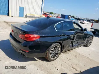 2017 BMW 5 Series 540i with VIN WBAJE5C33HG913814, listed as a Copart auction lot 53142865 with 71,822 mi miles and Salvage title. Bid and sale history available at DreamBid. Image 3.