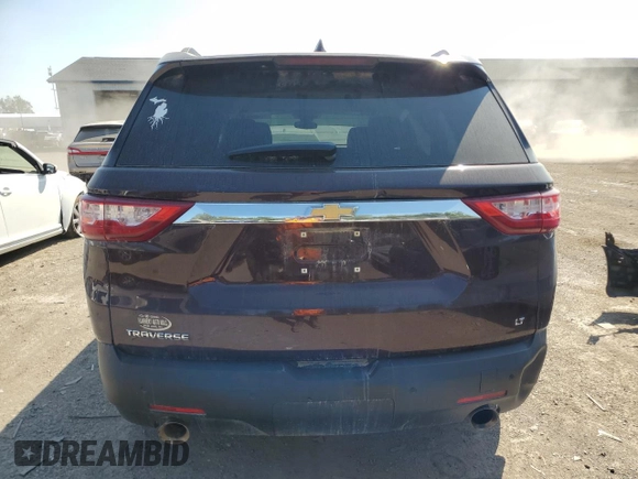 2019 Chevrolet Traverse LT Cloth with VIN 1GNERGKW9KJ218237, listed as a Copart auction lot 69588844 with 57,307 mi miles and Salvage Title. Bid and sale history available at carsss.com. Image 6.
