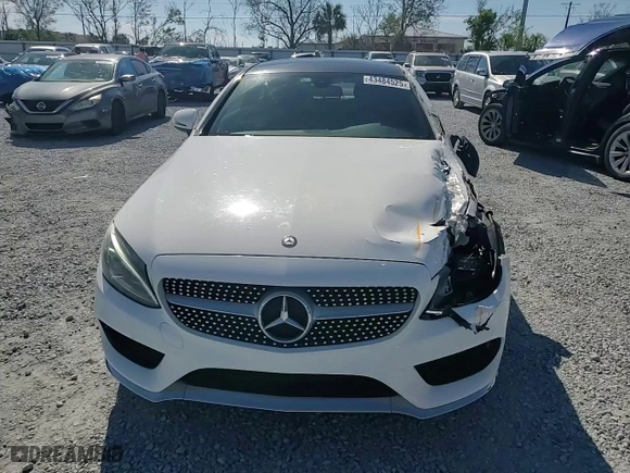 2017 Mercedes-Benz C-Class C 300 with VIN WDDWJ4KBXHF421168, listed as a Copart auction lot 43484525 with 126,905 mi miles and Salvage Title. Bid and sale history available at carsss.com. Image 11.