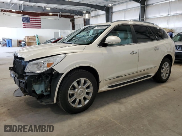 2014 Buick Enclave Premium with VIN 5GAKVCKD1EJ166865, listed as a Copart auction lot 54056805 with 158,525 mi miles and Salvage Title. Bid and sale history available at DreamBid. Image 1.