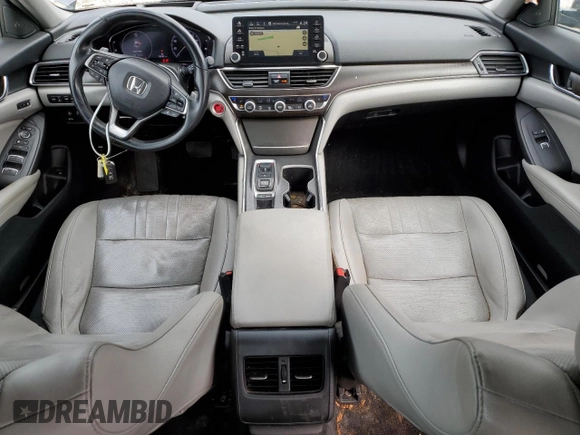 2019 Honda Accord Touring with VIN 1HGCV2F95KA017407, listed as a Copart auction lot 58015325 with 252,387 mi miles and Salvage title. Bid and sale history available at DreamBid. Image 8.