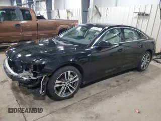 2019 Audi A6 Premium Plus with VIN WAUL2AF21KN047501, listed as a Copart auction lot 53650915 with 66,720 mi miles and Salvage title. Bid and sale history available at DreamBid. Image 1.
