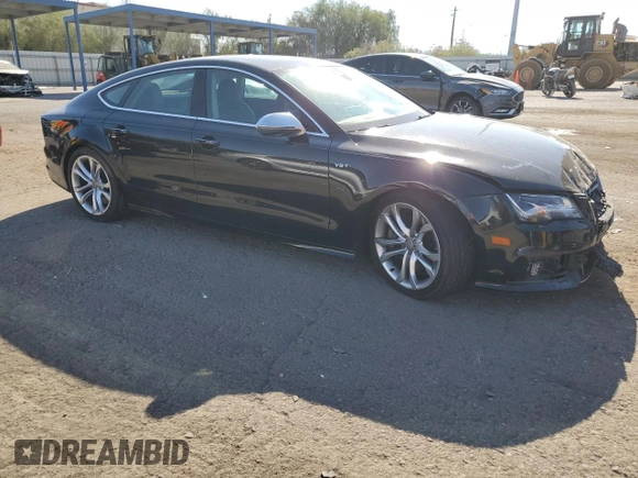 2014 Audi S7 Prestige with VIN WAUW2AFC5EN005147, listed as a Copart auction lot 69822734 with 111,484 mi miles and Salvage Title. Bid and sale history available at carsss.com. Image 4.