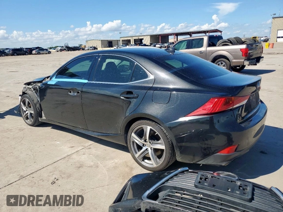2017 Lexus IS 200t with VIN JTHBA1D24H5039369, listed as a Copart auction lot 62643755 with 135,171 mi miles and Salvage title. Bid and sale history available at DreamBid. Image 2.