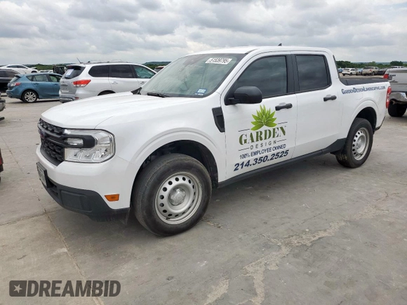 2023 Ford Maverick XL with VIN 3FTTW8E39PRA88408, listed as a Copart auction lot 51539795 with 27,416 mi miles and Salvage Title. Bid and sale history available at DreamBid. Image 1.