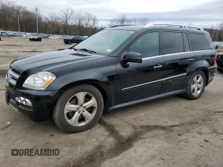 2011 Mercedes-Benz GL-Class GL 450 with VIN 4JGBF7BE5BA687784, listed as a Copart auction lot 51971135 with 126,187 mi miles and Clean Title. Bid and sale history available at carsss.com. Image 1.