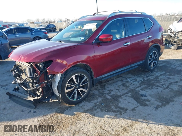 2020 Nissan Rogue SL with VIN 5N1AT2MT3LC740653, listed as a IAAI auction lot 41299399 with 44,599 mi miles. Bid and sale history available at carsss.com. Image 2.
