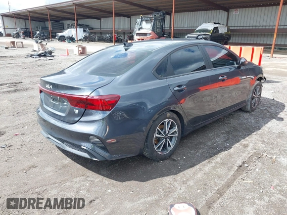2023 Kia Forte LXS with VIN 3KPF24AD1PE668078, listed as a IAAI auction lot 41860426 with 23,930 mi miles. Bid and sale history available at carsss.com. Image 4.