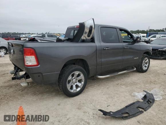 2020 Ram 1500 Lone Star with VIN 1C6RREFT8LN372504, listed as a Copart auction lot 45319515 with 93,460 mi miles and Salvage title. Bid and sale history available at DreamBid. Image 3.