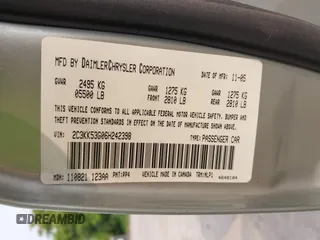 2006 Chrysler 300 Touring z VIN 2C3KK53G06H242398, wystawiony jako IAAI lot #42404803 z przebiegiem 163 947 mil mil oraz . Historia ofert i sprzedaży dostępna na DreamBid. Obrazek 9.