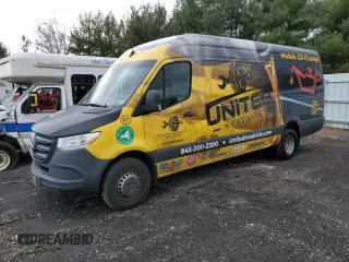2023 Mercedes-Benz Sprinter with VIN W1Y5KDHY6PT122187, listed as a Copart auction lot 81495314 with 66,114 mi miles and Salvage Title. Bid and sale history available at DreamBid. Image 1.