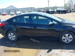 2015 Kia Forte LX with VIN KNAFK4A63F5419614, listed as a IAAI auction lot 42046799 with 117,596 mi miles. Bid and sale history available at carsss.com. Image 13.