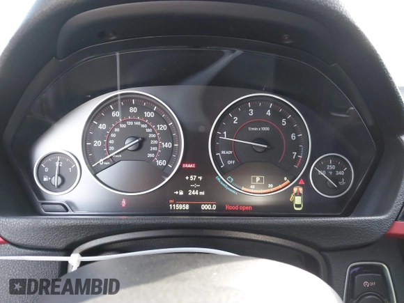 2014 BMW 4 Series 428i with VIN WBA3N3C5XEF710869, listed as a IAAI auction lot 40984116 with 115,958 mi miles and . Bid and sale history available at DreamBid. Image 7.