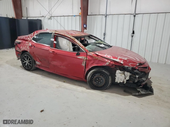 2021 Toyota Camry SE Nightshade with VIN 4T1G11AK9MU437622, listed as a Copart auction lot 45709095 with 0 mi miles and Salvage Title. Bid and sale history available at carsss.com. Image 4.