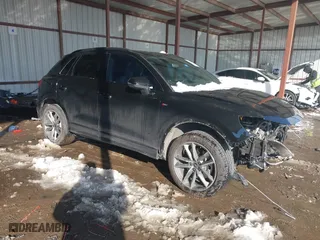2022 Audi Q3 S line Premium Plus with VIN WA1EECF35N1006124, listed as a IAAI auction lot 41268393 with 70,349 mi miles. Bid and sale history available at carsss.com. Image 1.
