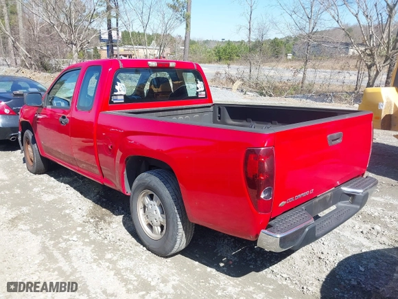 2007 Chevrolet Colorado LT w/1LT with VIN 1GCCS199678159020, listed as a IAAI auction lot 41782292 with 123,129 mi miles. Bid and sale history available at carsss.com. Image 3.