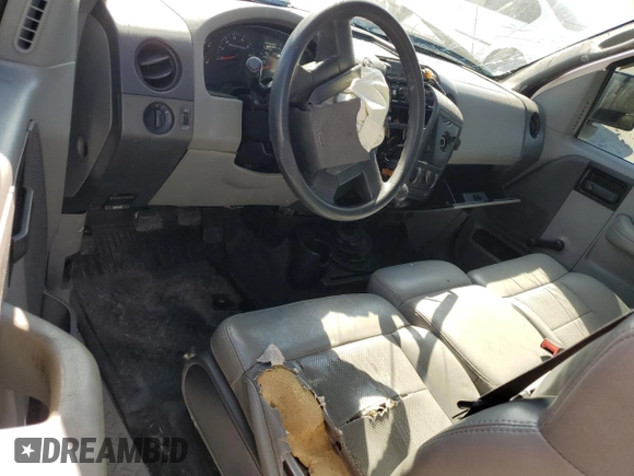 2007 Ford F-150 XL with VIN 1FTRF12287NA61703, listed as a Copart auction lot 47027105 with Not provided miles and Salvage title. Bid and sale history available at DreamBid. Image 8.