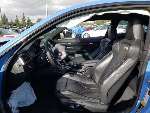 2016 BMW M4 with VIN WBS3R9C54GK337213, listed as a Copart auction lot 37490963 with 56,327 mi miles. Bid and sale history available at carsss.com. Image 7.