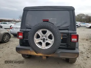 2023 Jeep Wrangler Sport S with VIN 1C4HJXDN1PW596242, listed as a Copart auction lot 82020314 with 30,061 mi miles and Salvage title. Bid and sale history available at DreamBid. Image 6.