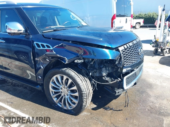 2017 Infiniti QX80 with VIN JN8AZ2NC9H9431960, listed as a IAAI auction lot 41725582 with Not provided miles and . Bid and sale history available at DreamBid. Image 6.