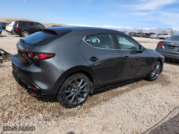 2019 Mazda Mazda3 Hatchback with VIN JM1BPBJM7K1140562, listed as a Copart auction lot 48569325 with 46,510 mi miles and Salvage Title. Bid and sale history available at carsss.com. Image 3.