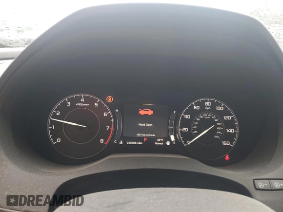 2023 Acura RDX Technology with VIN 5J8TC1H54PL009787, listed as a Copart auction lot 56643025 with 13,003 mi miles and Salvage title. Bid and sale history available at DreamBid. Image 9.