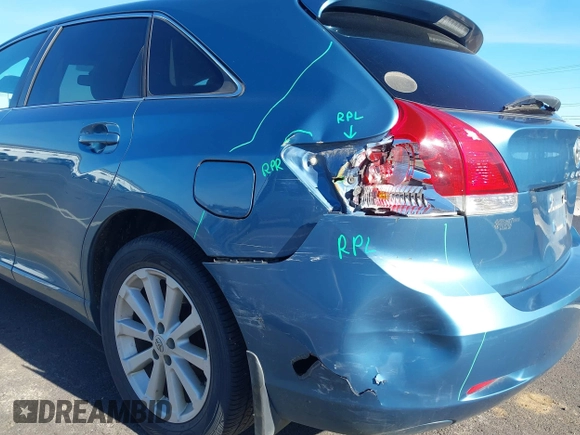 2012 Toyota Venza LE with VIN 4T3BA3BB5CU033730, listed as a IAAI auction lot 41567507 with 113,058 mi miles and . Bid and sale history available at DreamBid. Image 6.