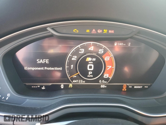 2019 Audi S5 Prestige z VIN WAUR4AF54KA004924, wystawiony jako Copart lot #80794694 z przebiegiem 44 122 mil mil oraz Szkoda całkowita • Salvage title. Historia ofert i sprzedaży dostępna na DreamBid. Obrazek 9.