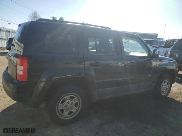 2011 Jeep Patriot Sport with VIN 1J4NF1GBXBD187724, listed as a Copart auction lot 47008565 with 176,820 mi miles and Salvage Title. Bid and sale history available at carsss.com. Image 3.