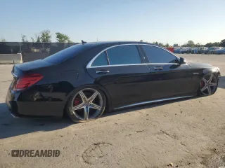 2016 Mercedes-Benz S-Class AMG S 63 with VIN WDDUG7JB4GA237137, listed as a Copart auction lot 53655765 with 87,258 mi miles and Clean Title. Bid and sale history available at carsss.com. Image 3.