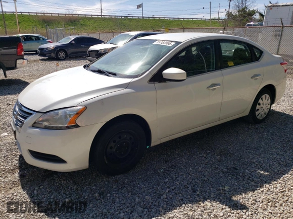 2014 Nissan Sentra S with VIN 3N1AB7AP5EY293493, listed as a Copart auction lot 55183065 with 240,826 mi miles and Clean Title. Bid and sale history available at DreamBid. Image 1.