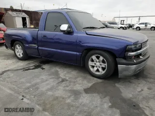 2000 Chevrolet Silverado 1500 with VIN 1GCEC14W3YZ282644, listed as a Copart auction lot 75005224 with 151,319 mi miles and Salvage Title. Bid and sale history available at carsss.com. Image 4.