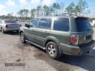 2006 Honda Pilot EX-L with VIN 2HKYF18786H506289, listed as a IAAI auction lot 41507906 with 283,470 mi miles and . Bid and sale history available at DreamBid. Image 3.