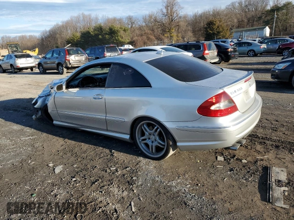 2009 Mercedes-Benz CLK 550 with VIN WDBTJ72J49F263822, listed as a Copart auction lot 86563524 with Not Provided miles and Salvage Title. Bid and sale history available at DreamBid. Image 2.