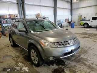 2007 Nissan Murano SL with VIN JN8AZ08W27W661253, listed as a Copart auction lot 45942845 with 135,524 mi miles and Salvage Title. Bid and sale history available at carsss.com. Image 11.
