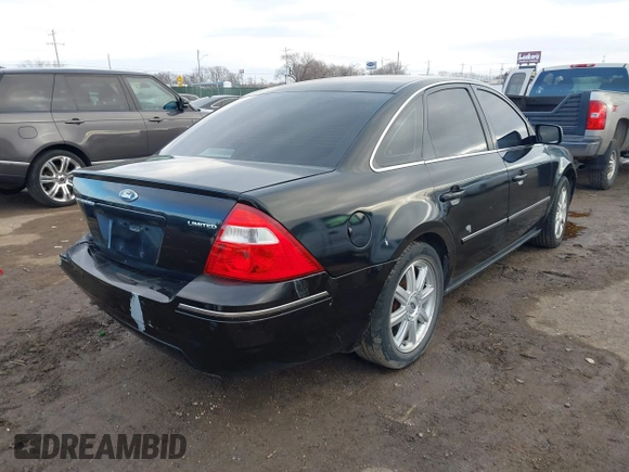 2005 Ford Five Hundred Limited с VIN 1FAFP25185G126517, выставлен на аукционе IAAI как лот 41449598 с пробегом 129 530 миль миль и . История ставок и продаж доступна на DreamBid. Изображение 4.
