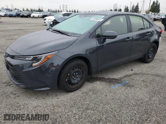 2024 Toyota Corolla LE with VIN JTDB4MEE6R3023626, listed as a Copart auction lot 49280615 with 19,342 mi miles and Salvage title. Bid and sale history available at DreamBid. Image 1.