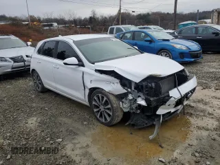 2018 Hyundai Elantra with VIN KMHH35LEXJU011835, listed as a Copart auction lot 81150394 with 128,117 mi miles and Salvage Title. Bid and sale history available at DreamBid. Image 4.
